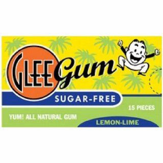 Glee Gum Lemon Lime, Sugar Free (12x15 PC)  Chewing Gum  Grocery & Gourmet Food