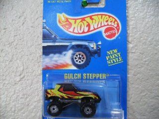 Hot Wheels Gulch Stepper #251 ALL Blue Card Black W/construction Tires Toys & Games