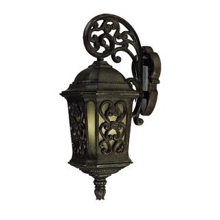 Manorgate Collection Wall Mount 2 Light Outdoor Black Coral Light Fixture Acclaim Wall Lighting