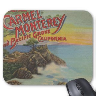 Carmel, Monterey, & Pacific Grove, CA   Welcomes Mouse Pad