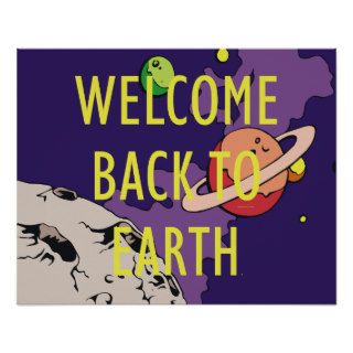 TEE Welcome Back To Earth Poster