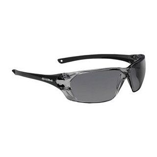 Boll Safety 253 PR 40058 Prism Safety Eyewear with Shiny Black Rimless Frame and Smoke Anti Scratch/Anti Fog Lens, 180 Pair   Safety Glasses  
