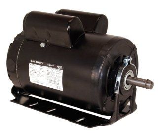 A.O. Smith RB1154AV1 1 1/2 HP, 1725 RPM, 115/208 230 Volts, 56H Frame, Open Enclosure, Ball Bearing Capacitor Start Motor   Electric Fan Motors  