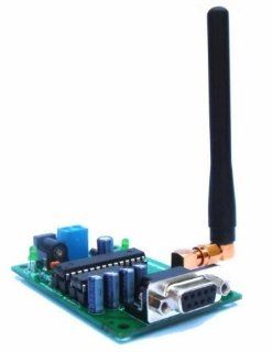 Wireless Transceiver Data Transmitter & Receiver Via Port RS 232 Circuit (WS433)    Register Airmail Electronics