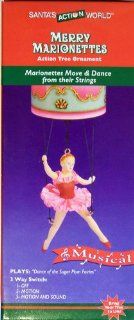 Merry Marionettes Action Tree Ornament   Ballerina   Decorative Hanging Ornaments