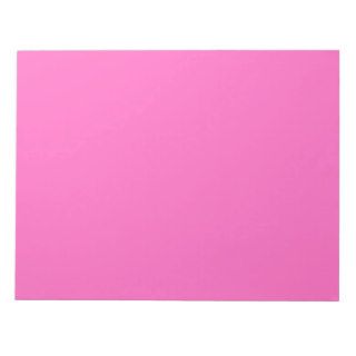 Plain Hot Pink Background Note Pad