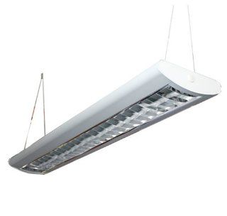 Sun & Stars GC AL 254 2X54W T5 Fluorescent Grilled Fixture with Aluminum shield   Tools Products  