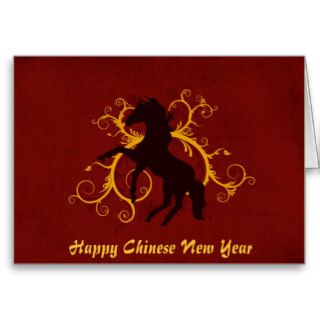 Happy Chinese New Year Year of the Horse Cards
