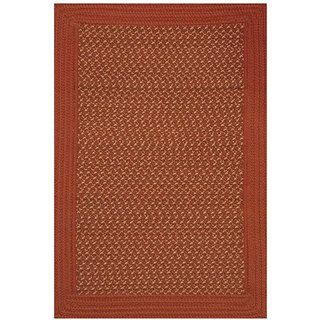 Donegal Indoor/ Outdoor Red/ Natural Braided Rug (2' x 5') Runner Rugs