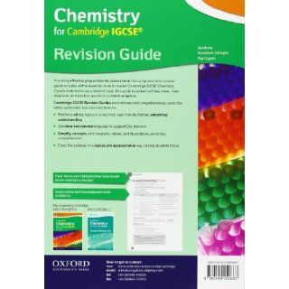 Cambridge Chemistry IGCSE Revision Guide RoseMarie Gallagher, Paul Ingram 9780199152667 Books