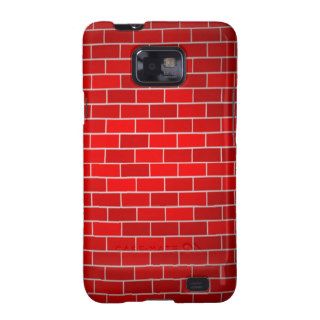 Red Brick w/Spotlight Background Samsung Galaxy S Covers