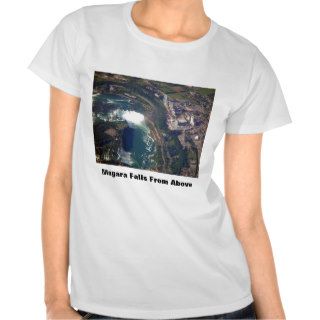 Niagara Falls Above Ladies T shirt