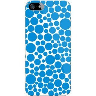 SECOND SKIN BubbleDot White~Blue (Clear)  iPhone 5 Case  ( Japanese Import ) AAPIP5 PCCL 201 Y237 Cell Phones & Accessories