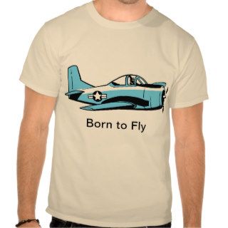 Born to Fly Aviation Shirt