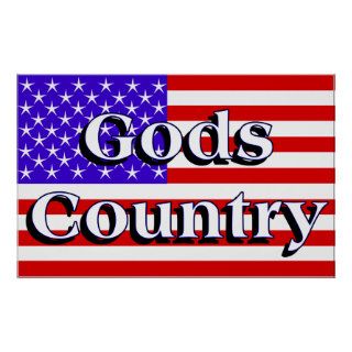 Gods Country POSTER PRINT