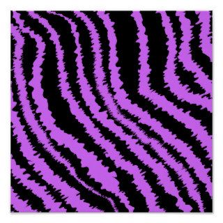Purple and Black Zebra Print Pattern.