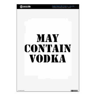 May Contain Vodka Decals For iPad 3