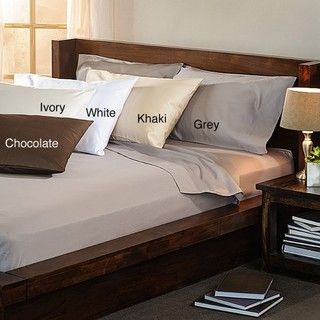 Royalty 100 percent Cotton 1200 Thread Count King size Pillowcases (Set of 2) Pillowcases & Shams