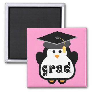 Little Grad Penguin Graduation Gift Magnets
