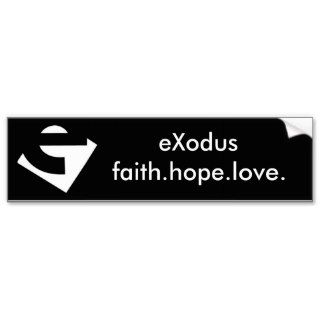 faith hope love Bumper Sticker