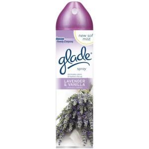 Glade 8 oz. Lavender and Vanilla Air Freshener Aerosol Spray (12 Pack) 73334