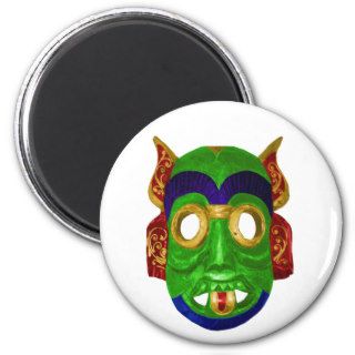 Traditional Colourful Thai Mask Magnets