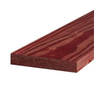 WeatherShield 2 in. x 10 in. x 16 ft. #1 Redwood Tone Pressure Treated Lumber 142238