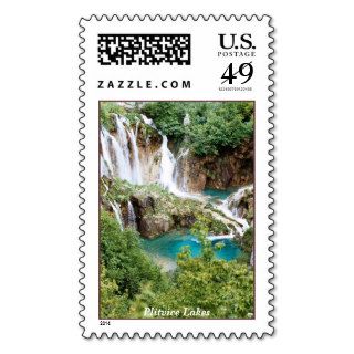 Plitvice Lakes Postage Stamp