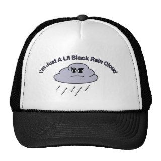 Little Black Rain Cloud Hats