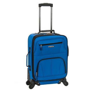 Rockland Deluxe 20 inch Expandable Carry on Spinner Upright Luggage