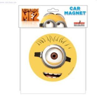 Despicable Me 2 Minion One Eyed Face Car Magnet Toys & Games