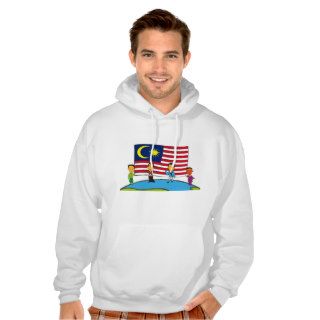 "We Are One Malaysia" by Curves Asia Hoodie White