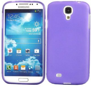 Gel Case Cover Skin For Samsung Galaxy S4 I9500 I9505 / Purple Electronics