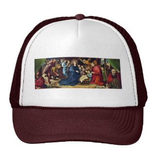 The Adoration Of The Shepherds By Goes Hugo Van De Trucker Hats