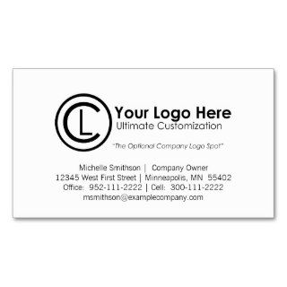 Your Logo Here Simple Business Cards