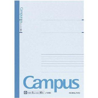 Kokuyo Campus Notebook 10 Pieces  Semi B5 (7 X 9.8 Inches)   Medium Rule(0.24 Inches)   35 Lines X 80 Sheets  Memo Paper Pads 