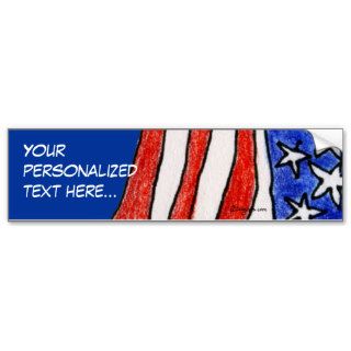 Make My Own Patriotic Bumper Sticker