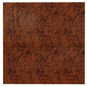 Fasade Rib 2 ft. x 2 ft. Moonstone Copper Lay in Ceiling Tile L65 18
