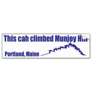 Munjoy hill bumper sticker