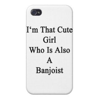 I'm That Cute Girl Who Is Also A Banjoist Cover For iPhone 4