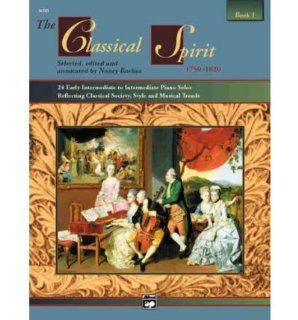 The Classical Spirit, Bk 1 Book & CD (Alfred Masterwork Edition The Spirit) (Paperback)   Common Edited by Nancy Bachus By (author) Daniel Glover 0884192372639 Books