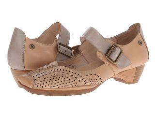 Pikolinos Gandia 849 8964 Womens Maryjane Shoes (Beige)