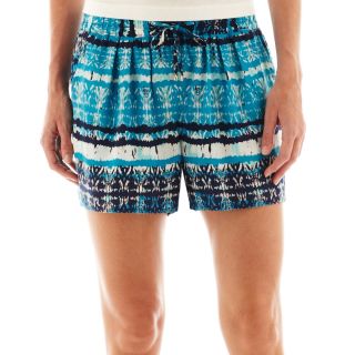 A.N.A Elastic Waist Beach Shorts, Mosaicstripe 4813d, Womens