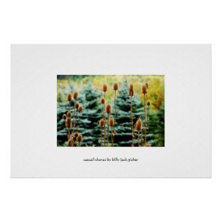 Cattail Chorus   autumnal limited edition poster