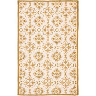 Safavieh Chelsea Ivory/Green 8 ft. 9 in. x 11 ft. 9 in. Area Rug HK376A 9