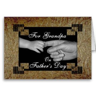 Happy Father's Day for Grandpa Greeting card