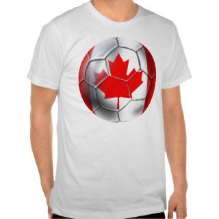 Brasil 2014 Canada soccer world cup flag ball Shirts