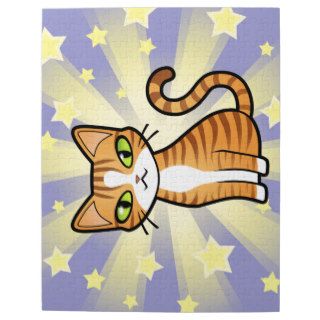 Design Your Own Cartoon Cat Jigsaw Puzzle