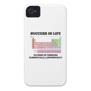 Success In Life Is Found In Thinking Elementally iPhone 4 Case Mate Case