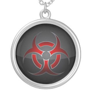 Bio Hazard Symbol Necklace